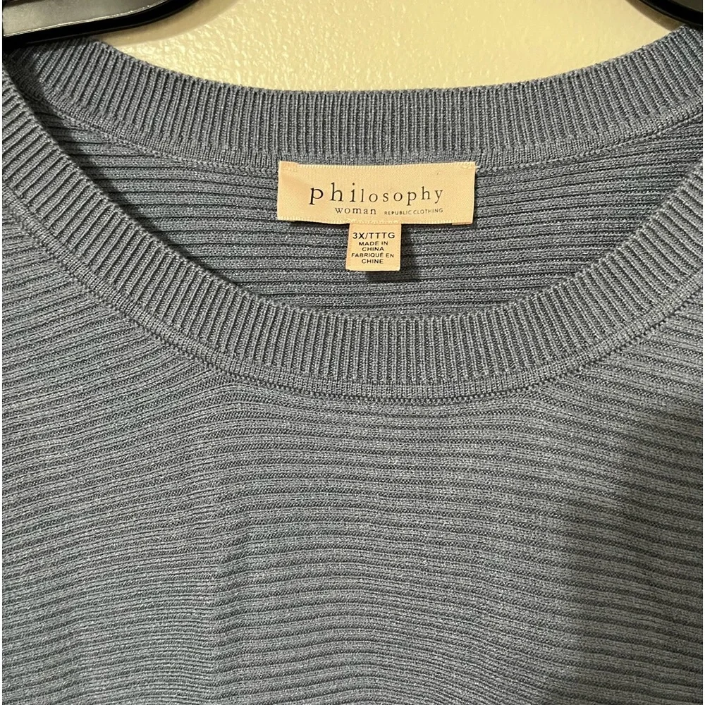 Philosophy | Blue Sweater - Picture 3 of 5
